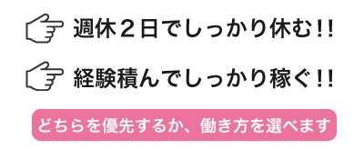 選べる働きかた